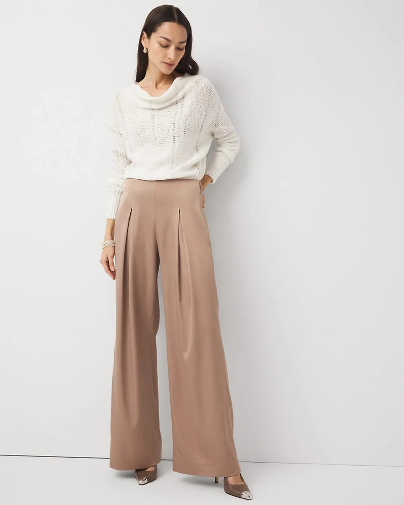 Satin Wide Leg Pant