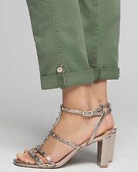 Mid-Rise Pret-A-Pedi Straight Crop Pants