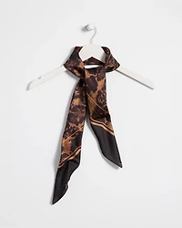 Animal Print Square Scarf