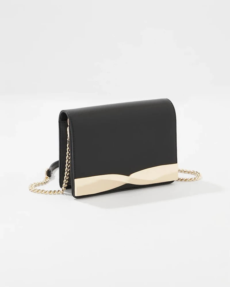 Gold Twist Clutch
