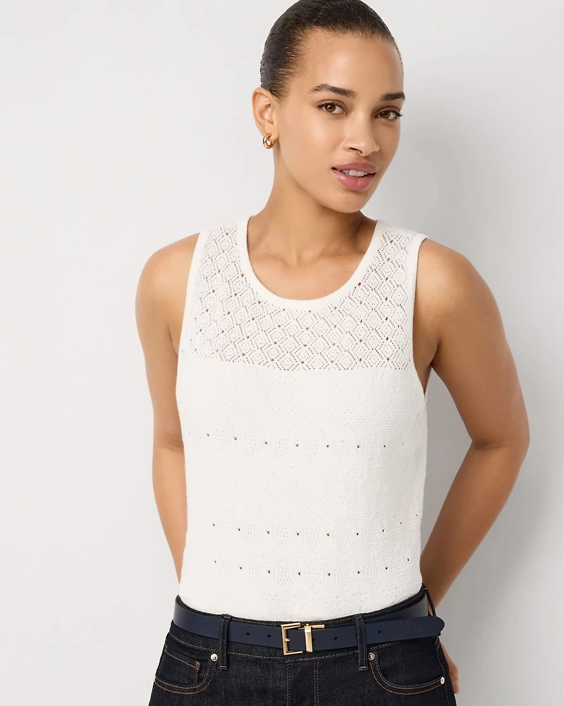 Crewneck Sweater Tank