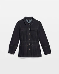 Petite Denim Utility Jacket