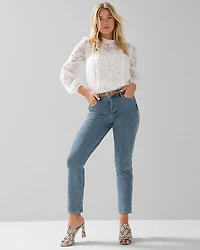 High-Rise Sculpt Straight Jeans