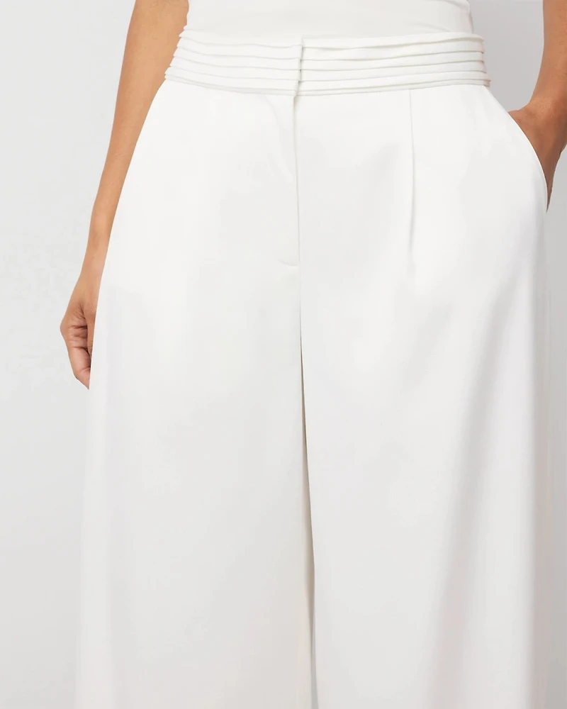 Satin Ultra Wide Leg Pant