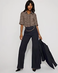 Puff Sleeve Ruffle Shirt