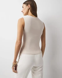 WHBM FORME™ All Ways Stretch High-Crewneck Tank Top