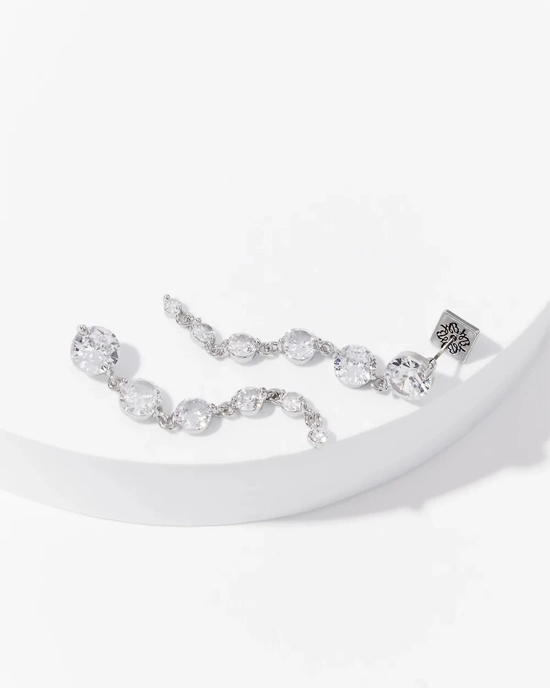 Crystal Linear Earrings