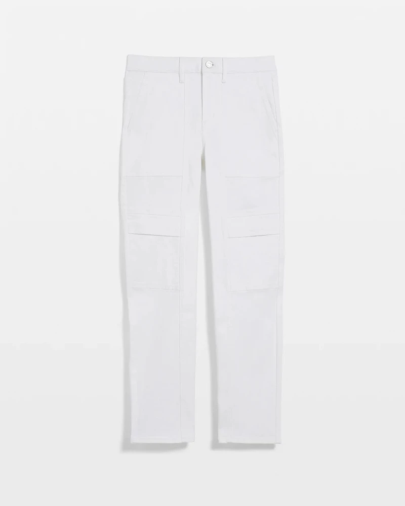 High-Rise Cargo Straight Jean