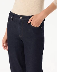 High-Rise Tapered Ankle Jeans