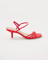 Strappy Kitten Heel Sandal