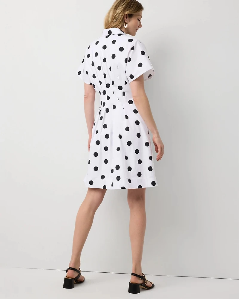 Poplin Corset Shirt Dress