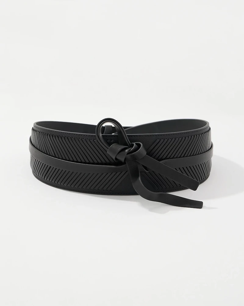 Whip-Stitch Tie Obi Belt