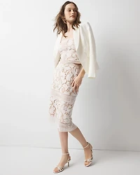 Lace Pencil Skirt