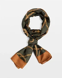 Chain Print Scarf Wrap
