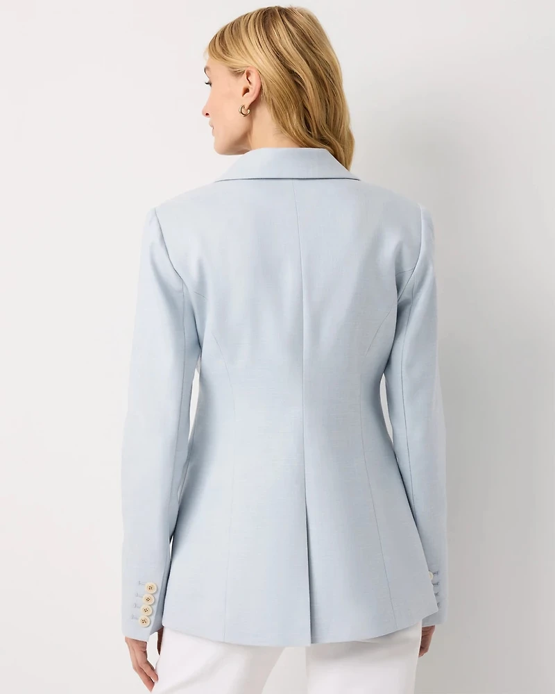 Petite Crosshatch Blazer