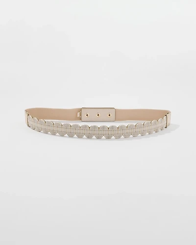 Mixed Metal Stretch Belt