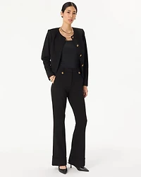 Button Detail High-Rise Piper Flare Pant