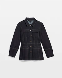 Balloon Sleeve Denim Jacket