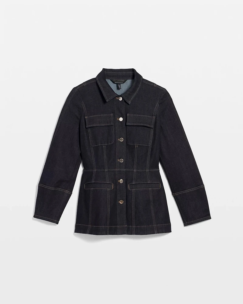 Petite Denim Utility Jacket