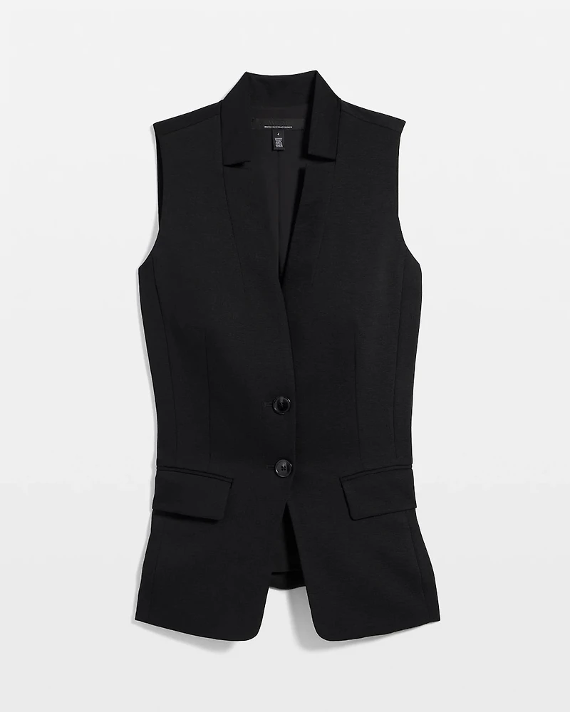 Drawcord Waist Tailored Vest