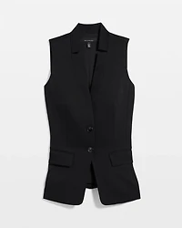 Drawcord Waist Tailored Vest