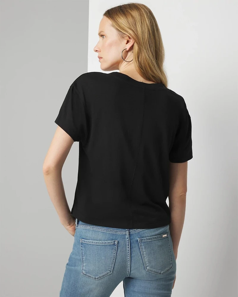 Cotton Modal High Rise Tee