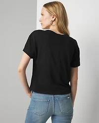Cotton Modal High Rise Tee