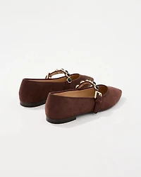 Faux Suede Flats