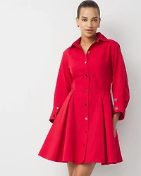 Twill Shirt Dress