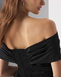 Off-the-Shoulder Poplin Bustier