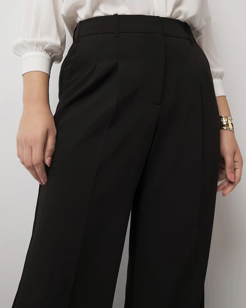 Pleated Wide Leg Pants