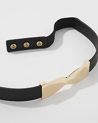Gold Twist Stretch Belt