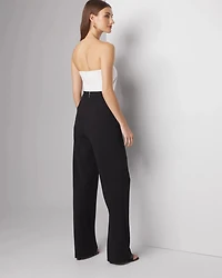 Strapless Draped Jumpsuit