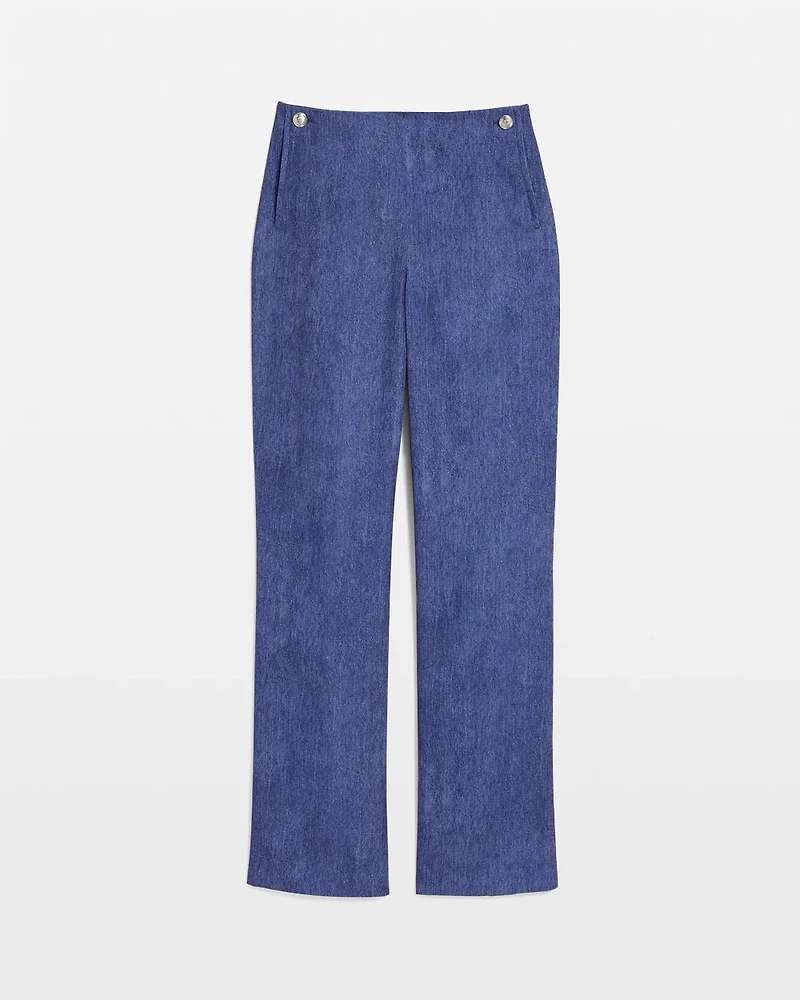 Denim Print Trouser