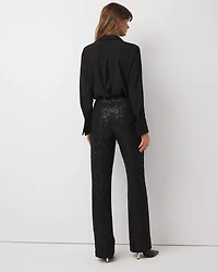 Sequin + Lace Riley Trouser
