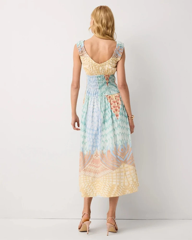 Ruched Tank Midi Dress