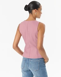 Sleeveless V-neck Vest