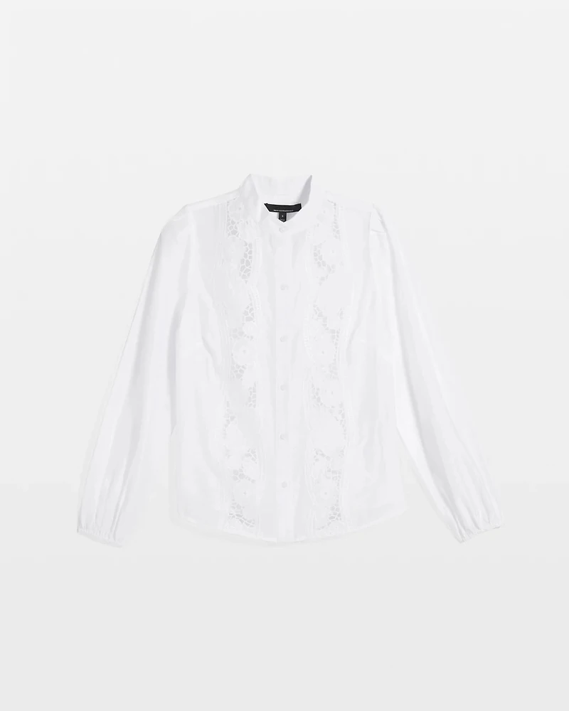 Floral Cutwork Shirt