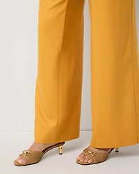 Croc Suede Heeled Sandal