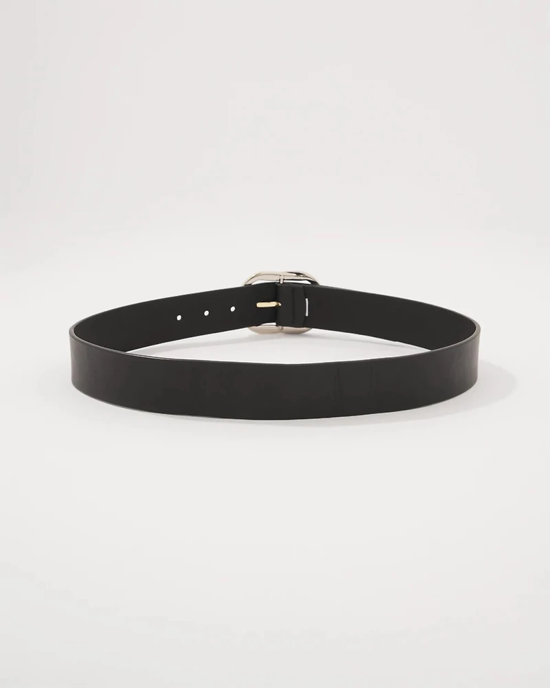 Mixed Metal Buckle Belt