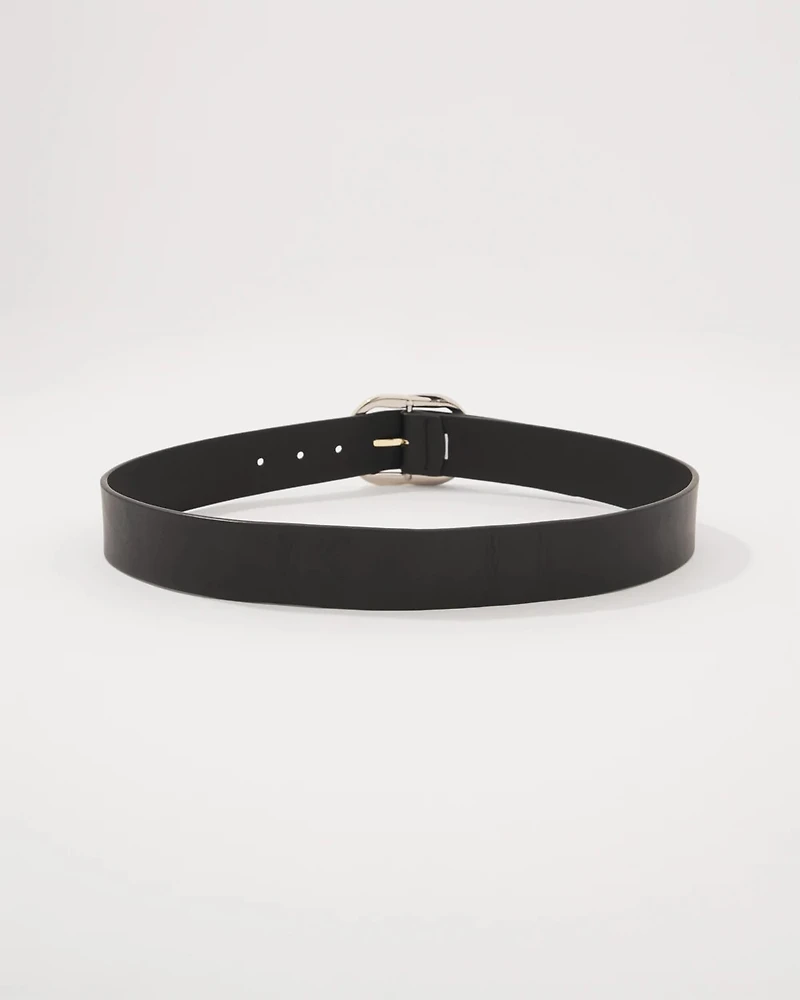 Mixed Metal Buckle Belt