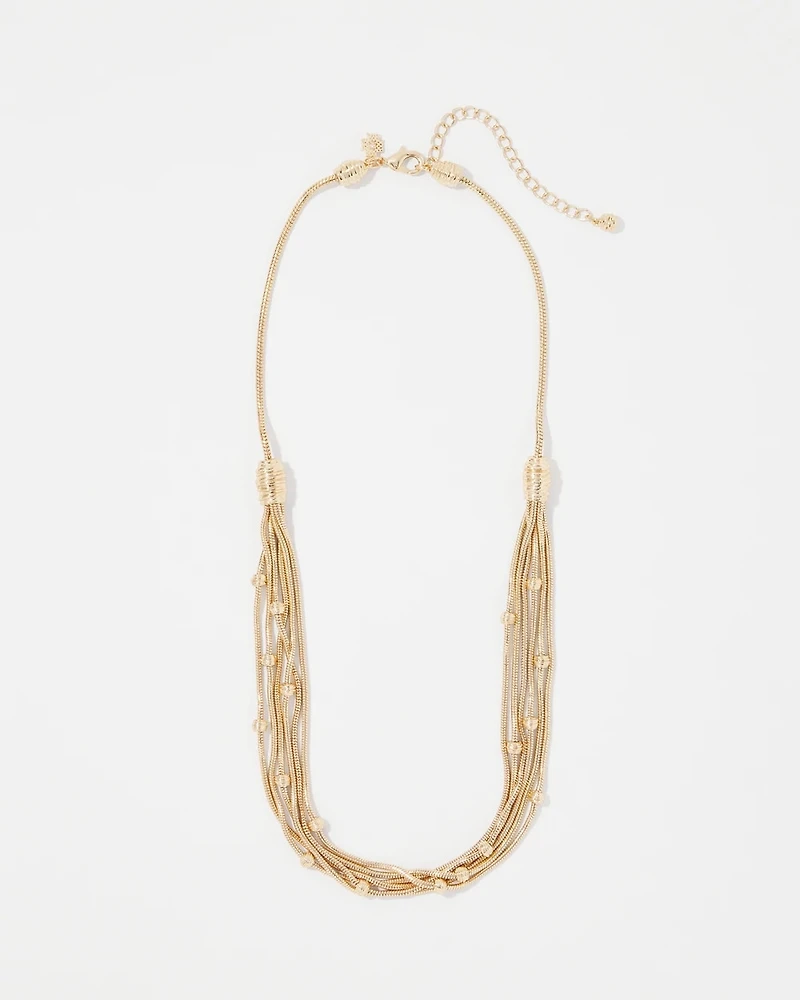 Sculptural Knots Necklace