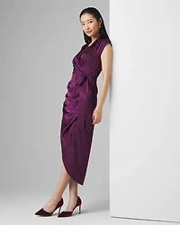 Draped Midi Dress