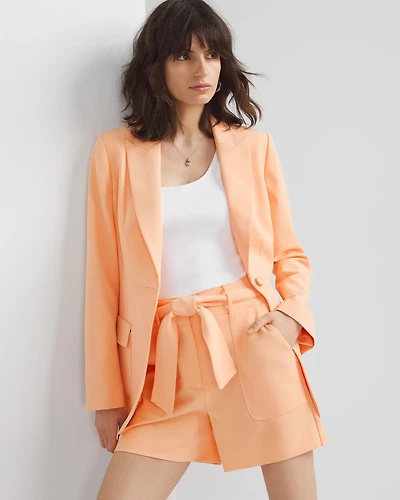 Waist Seam Fluid Blazer