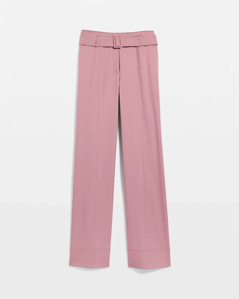 Belted High-Rise Wide Leg Pant