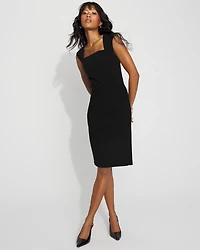 Square Neck Sheath Dress
