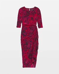 Ruched Midi Dress