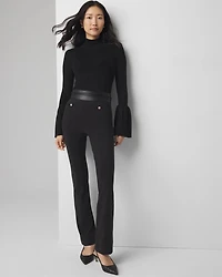 High-Rise Scuba Bootcut Pants