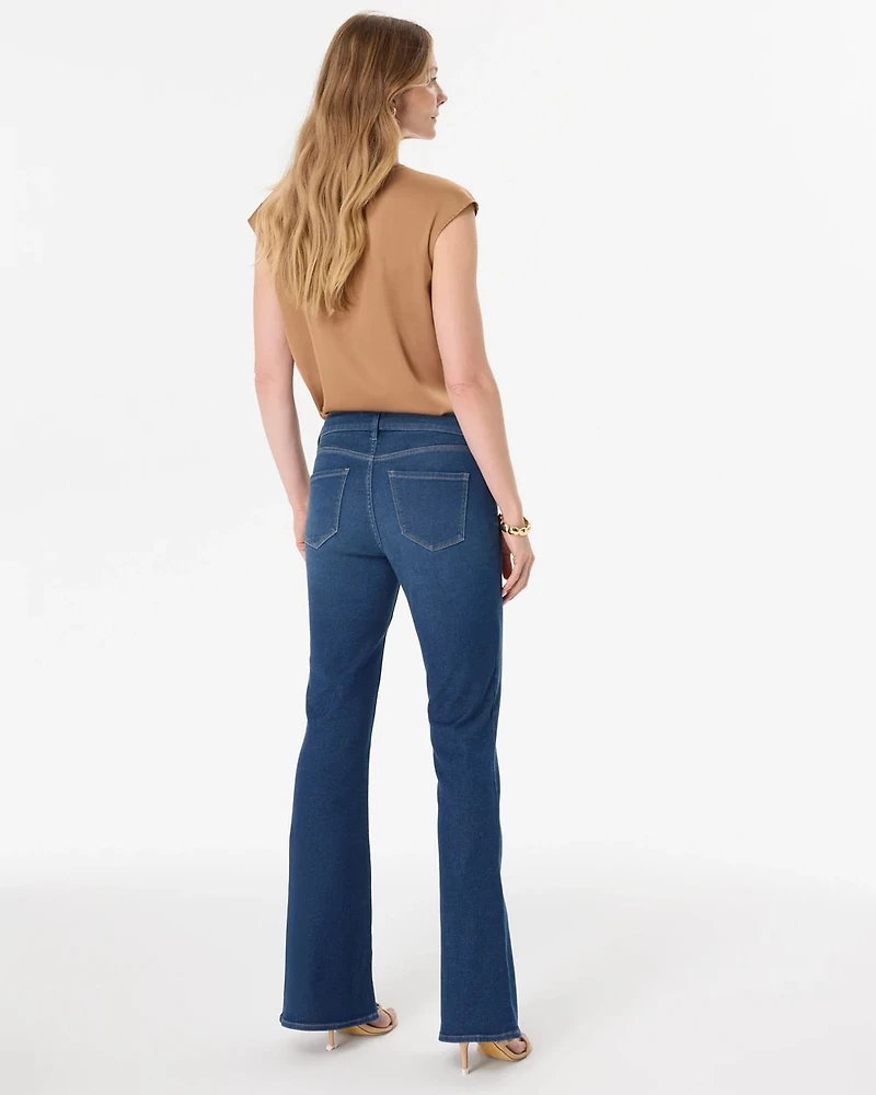 Mid-Rise Flare Ease Jean