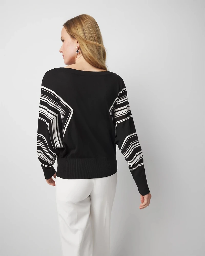 Striped Dolman Sweater